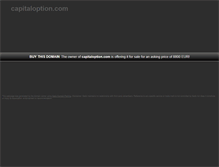 Tablet Screenshot of capitaloption.com